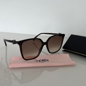 Authentic Fendi oversized 57mm sunglasses
